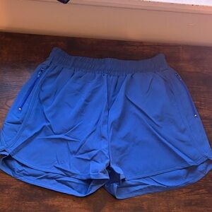 Doublju Women's Vibrant Blue Athletic Shorts